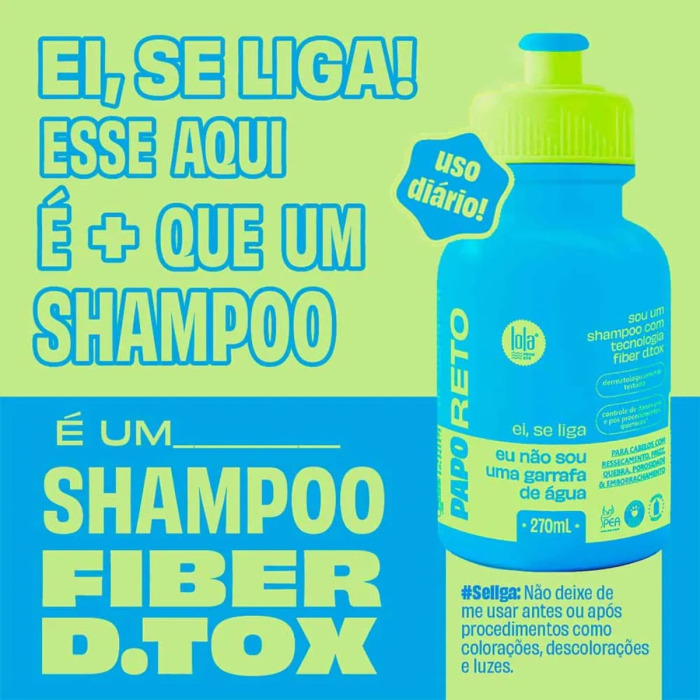 Восстанавливающий Шампунь для Волос Lola from Rio Papo Reto Shampoo