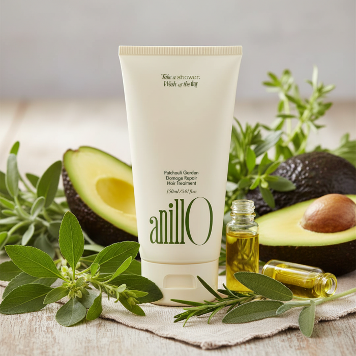 Восстанавливающая Маска-Кондиционер для Волос ANILLO Patchouli Garden Damage Repair Hair Treatment
