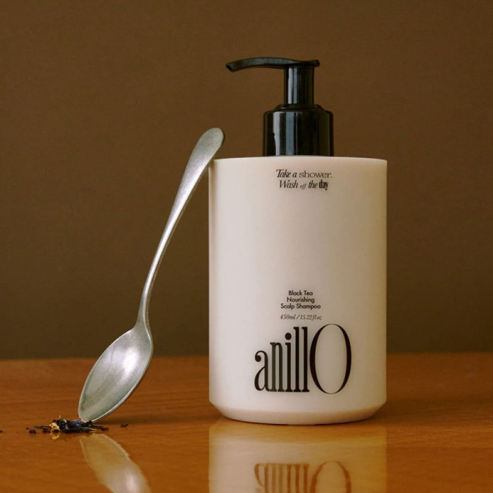 Питательный Шампунь для Волос и Кожи Головы ANILLO Black Tea Nourishing Scalp Shampoo