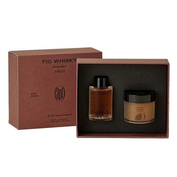 Набор для Тела ANILLO Fig Whisky Discovery Body Set (45 г + 22 мл)