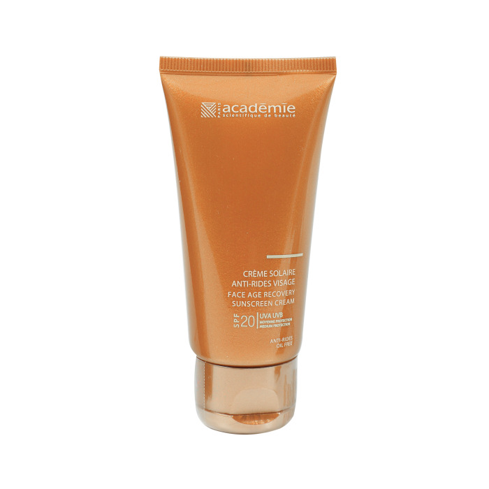 Солнцезащитный Регенерирующий Крем Academie Bronzecran Face Age Recovery Sunscreen Cream SPF 20