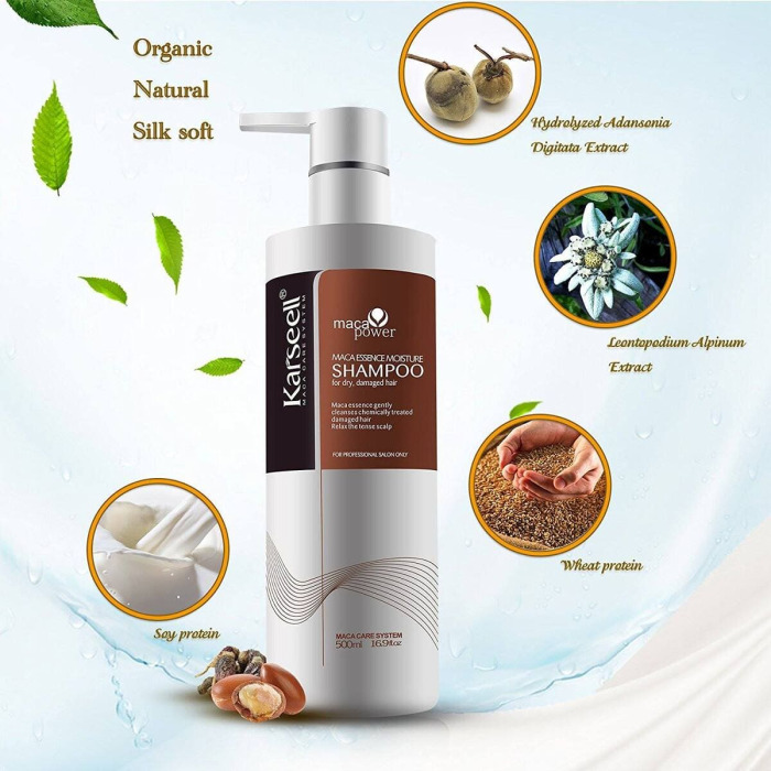 Увлажняющий Шампунь для Волос Karseell Мaca Power Мaca Essence Moisture Shampoo