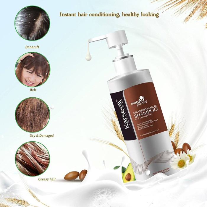 Увлажняющий Шампунь для Волос Karseell Мaca Power Мaca Essence Moisture Shampoo