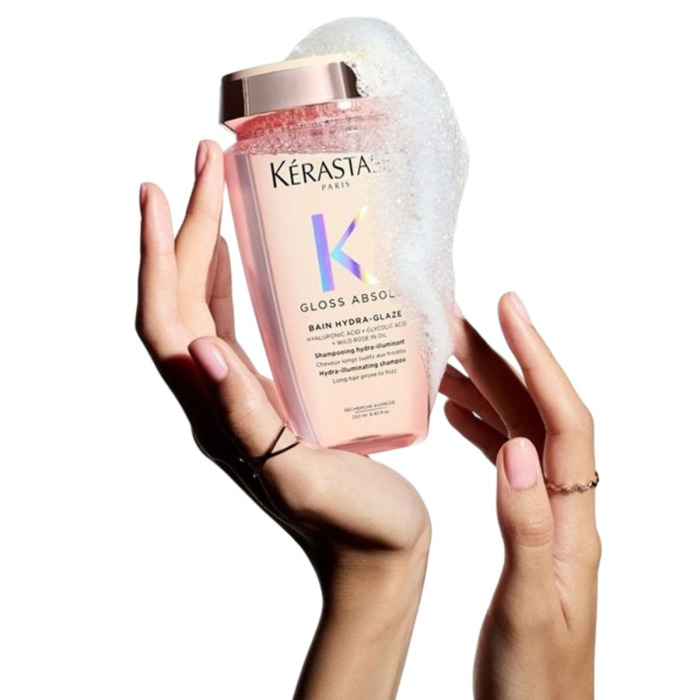 Шампунь-Ванна для Блеска Длинных Непослушных Волос Kerastase Gloss Absolu Bain Hydra-Glaze Hydra-illuminating Shampoo