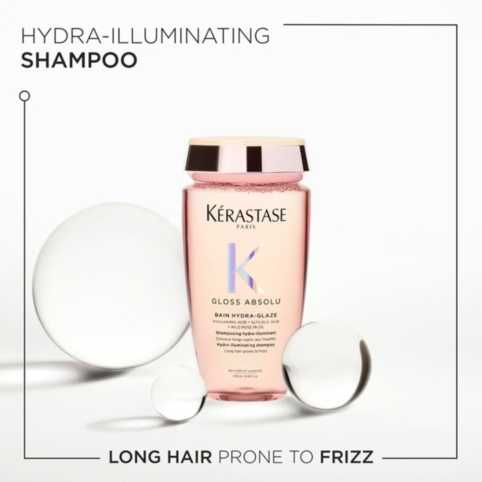 Шампунь-Ванна для Блеска Длинных Непослушных Волос Kerastase Gloss Absolu Bain Hydra-Glaze Hydra-illuminating Shampoo