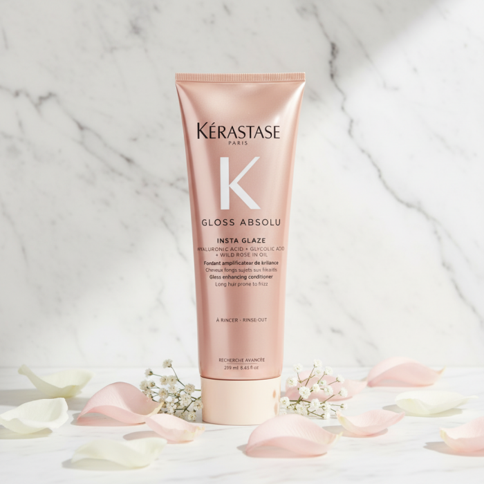 Кондиционер для Гладкости и Блеска Длинных Непослушных Волос Kerastase Gloss Absolu Insta Glaze Gloss Enhancing Conditioner