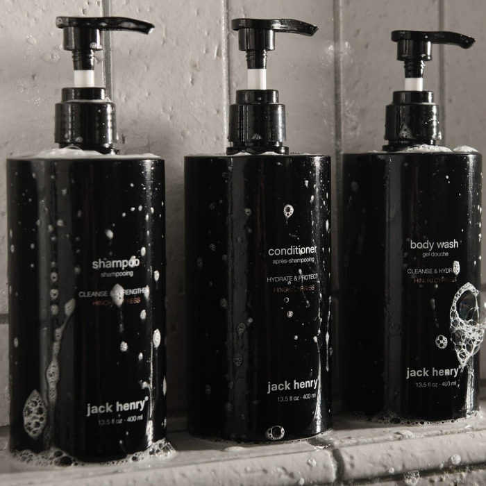 Шампунь для Волос с Пептидами и Растительными Суперфудами Jack Henry Hinoki Cypress Shampoo