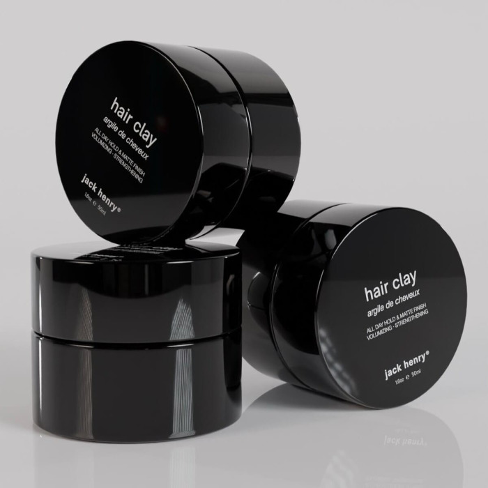Матирующая Глина для Сильной Фиксации Волос Jack Henry Hair Clay