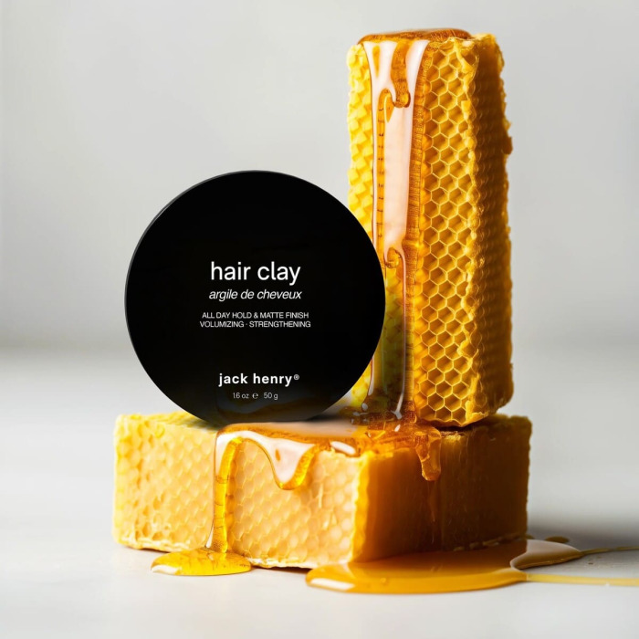 Матирующая Глина для Сильной Фиксации Волос Jack Henry Hair Clay
