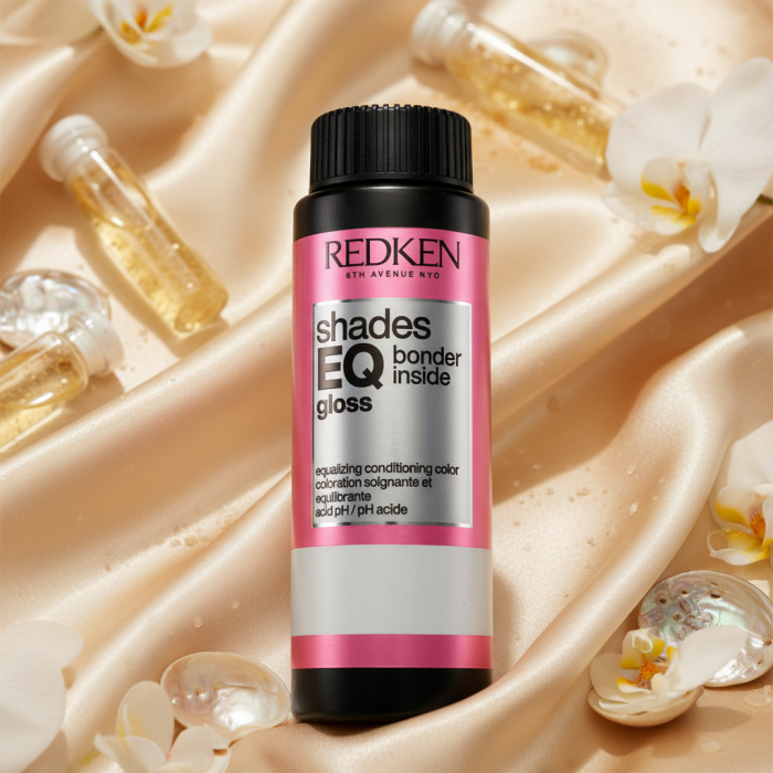 Краска для Волос с Бондером Тон-в-Тон без Аммиака с Эффектом Кондиционера (Оттенки Блонд) Redken Shades EQ Gloss Bonder Inside All in One Bonder + Hair Toner (1001 Blondes), 60 мл