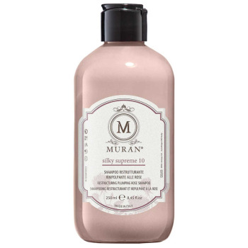 Шампунь для Реконструкции и Увеличения Объема Волос MURAN Silky Supreme 10 Restructuring Plumping Rose Shampoo