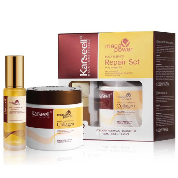 Восстанавливающий Набор Для Волос с Эссенцией Маки Karseell Maca Power Essence Repair Set