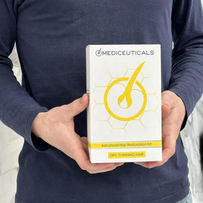 Набор для Стимуляции Роста Cухих и Истонченных Волос Mediceuticals Advanced Hair Restoration Kit