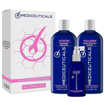 Набор для Стимуляции Роста Тонких и Истонченных Волос для Женщин Mediceuticals Advanced Hair Restoration Kit