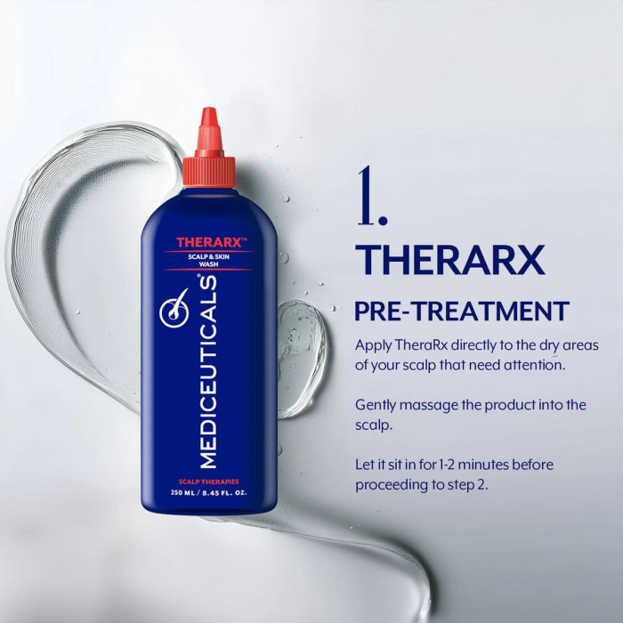 Очищающий Противовоспалительный Уход для Кожи Головы и Тела Mediceuticals Therarx Scalp & Skin Wash
