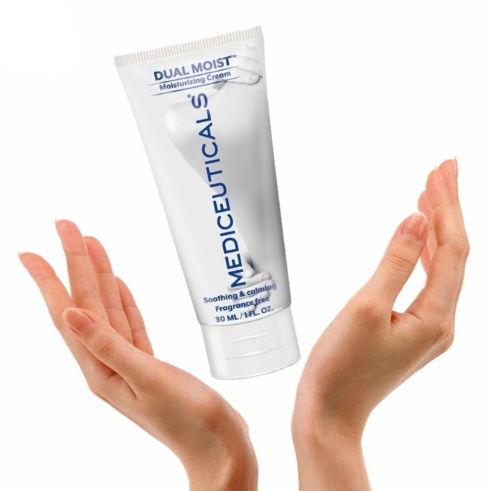 Крем для Увлажнения и Заживления Кожи Рук и Тела Mediceuticals Dual Moist Moisturizing Cream