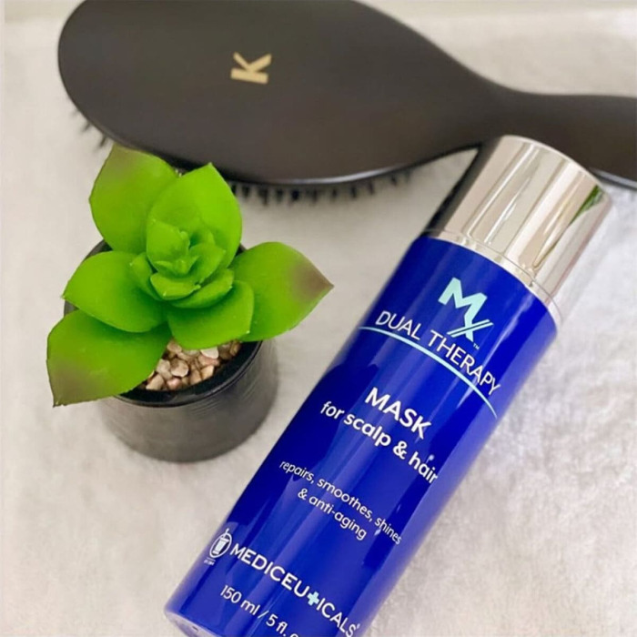 Восстанавливающая и Антивозрастная Маска для Волос и Кожи Головы Mediceuticals MX Dual Therapy Mask for Scalp & Hair