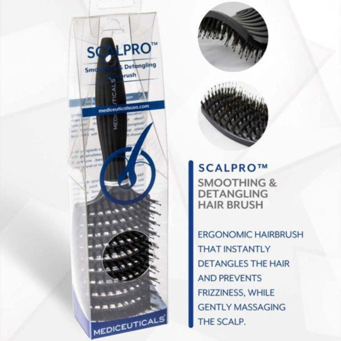 Идеальная Щетка для Кожи Головы и Волос Mediceuticals Scalpro Smoothing & Detangling Hairbrush
