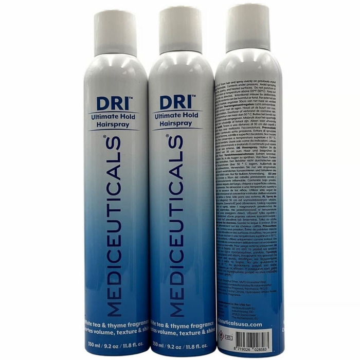 Невесомый Лак для Волос Оптимальной Фиксации Mediceuticals DRI Ultimate Hold Hairspray