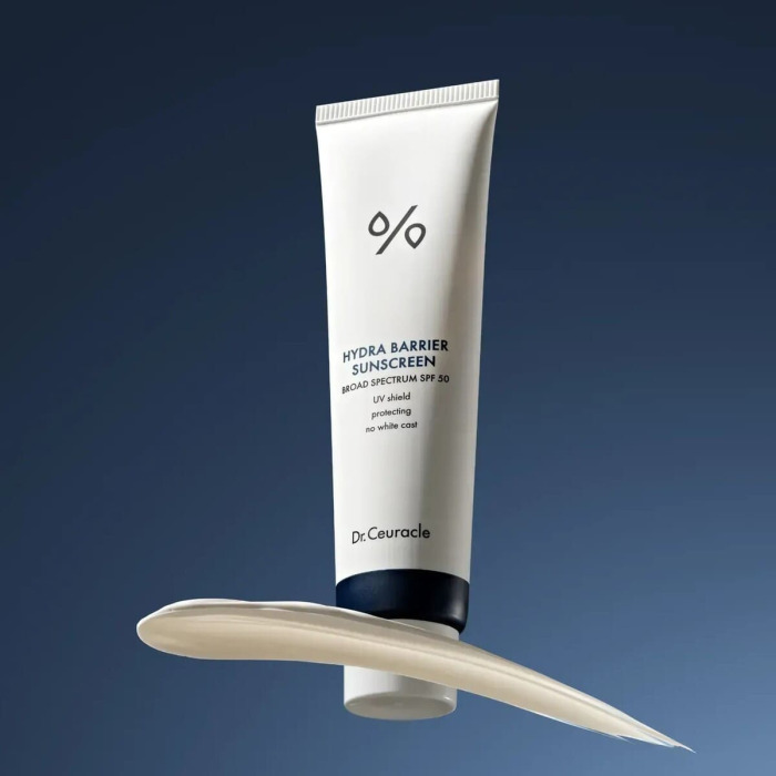 Увлажняющий Солнцезащитный Крем на Основе Физических Фильтров Dr. Ceuracle Hydra Barrier Sunscreen SPF 50