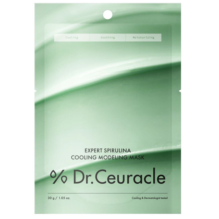 Альгинатная Маска со Спирулиной Против Отеков Dr. Ceuracle Expert Spirulina Cooling Modeling Mask