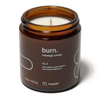 Свеча для Массажа Аромат №2 Maude Burn Massage Candle No.2 Pink Pepper, Gurjun Balsam and Ets. Свеча для Массажа Аромат №2 Maude Burn Massage Candle No.2 Pink Pepper, Gurjun Balsam and Ets.