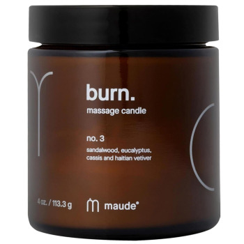 Свеча для Массажа Аромат №3 Maude Burn Massage Candle No.3 Sandalwood, Eucalyptus and Ets.