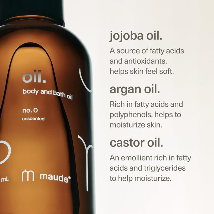 Органическое Масло для Ванны и Тела без Аромата Maude Bath and Body Oil No.0