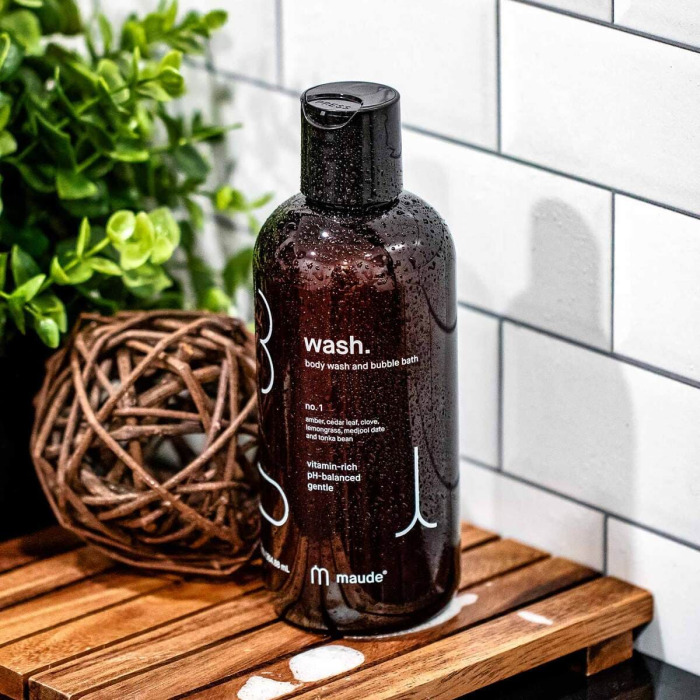 Гель для Душа и Пена для Ванны Аромат №1 Maude Body Wash and Bubble Bath No.1 Amber, Cedar Leaf, Lemongrass and Ets.
