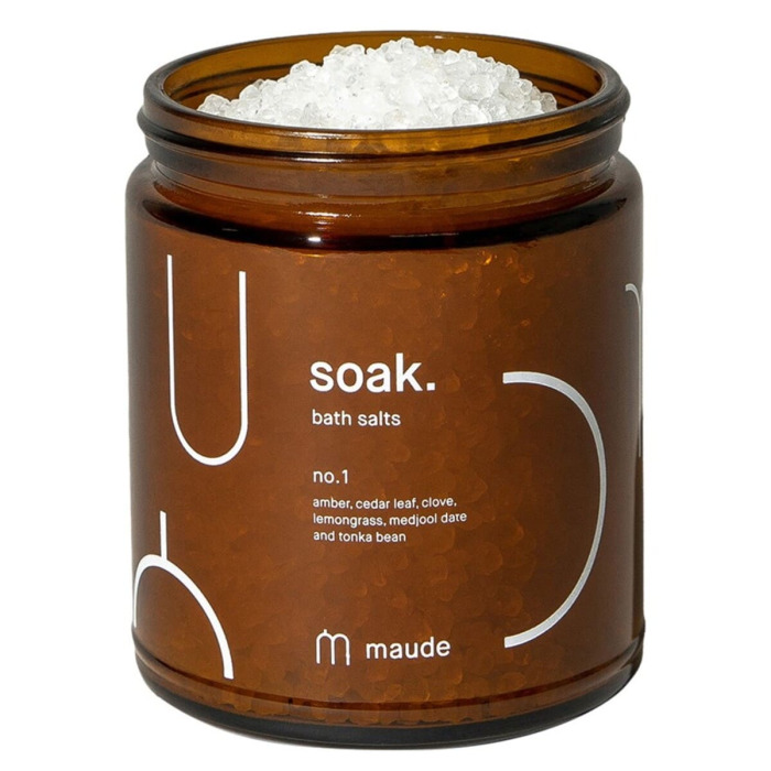 Минеральная Cоль для Ванны Аромат №1 Maude Soak Bath Salts No.1 Amber, Cedar Leaf, Lemongrass and Ets.