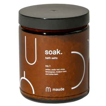 Минеральная Cоль для Ванны Аромат №1 Maude Soak Bath Salts No.1 Amber, Cedar Leaf, Lemongrass and Ets. Минеральная Cоль для Ванны Аромат №1 Maude Soak Bath Salts No.1 Amber, Cedar Leaf, Lemongrass and Ets.