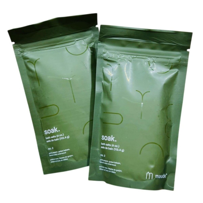 Минеральная Cоль для Ванны Аромат №2 Maude Soak Bath Salts No.2 Pink Pepper, Gurjun Balsam and Ets.