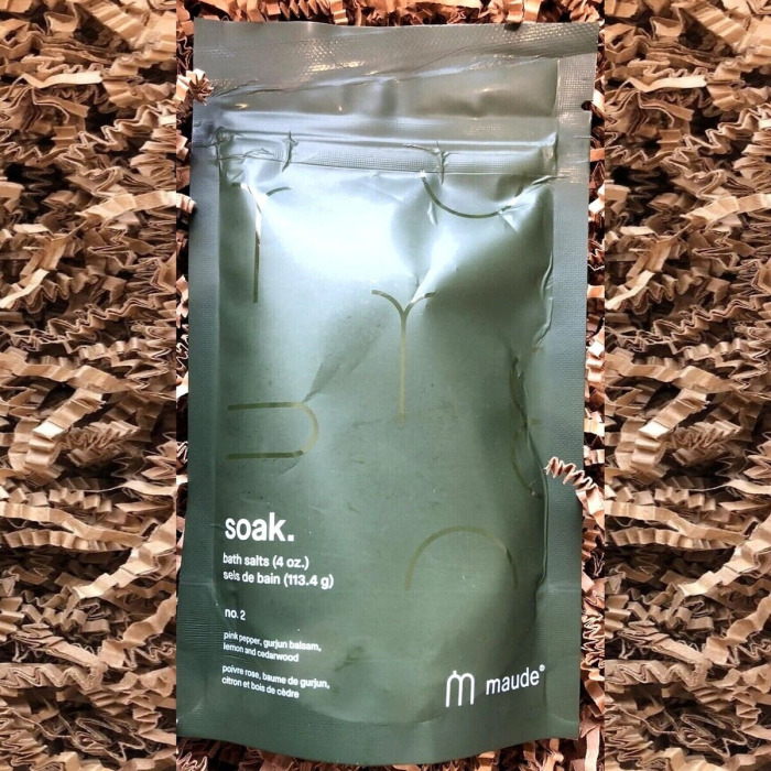 Минеральная Cоль для Ванны Аромат №2 Maude Soak Bath Salts No.2 Pink Pepper, Gurjun Balsam and Ets.