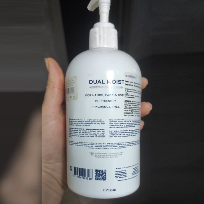 Крем для Увлажнения и Заживления Кожи Рук и Тела Mediceuticals Dual Moist Moisturizing Cream