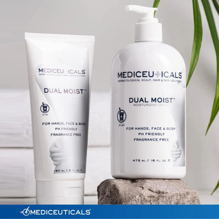 Крем для Увлажнения и Заживления Кожи Рук и Тела Mediceuticals Dual Moist Moisturizing Cream