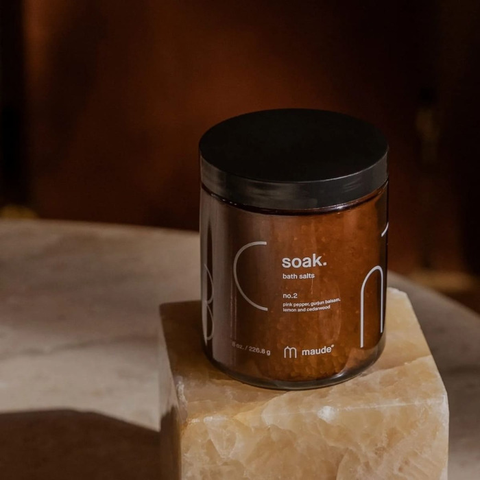 Минеральная Cоль для Ванны Аромат №2 Maude Soak Bath Salts No.2 Pink Pepper, Gurjun Balsam and Ets.
