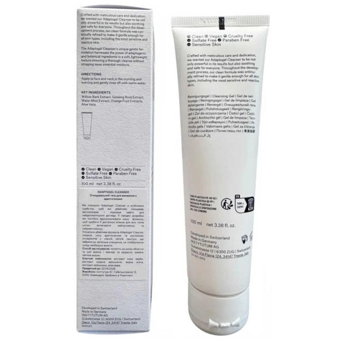 Очищающий Гель для Лица Instytutum Adaptogel Cleanser