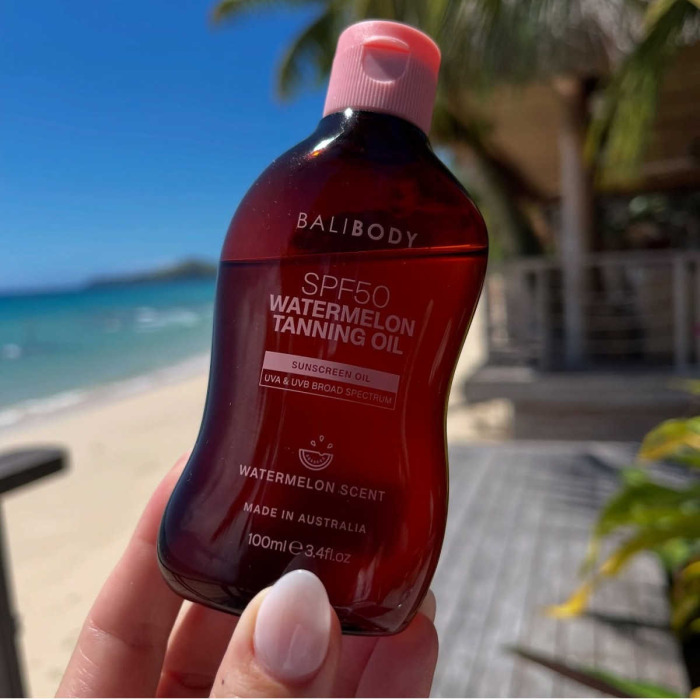 Масло для Загара с Семенами Арбуза Bali Body Watermelon Tanning Oil SPF 50
