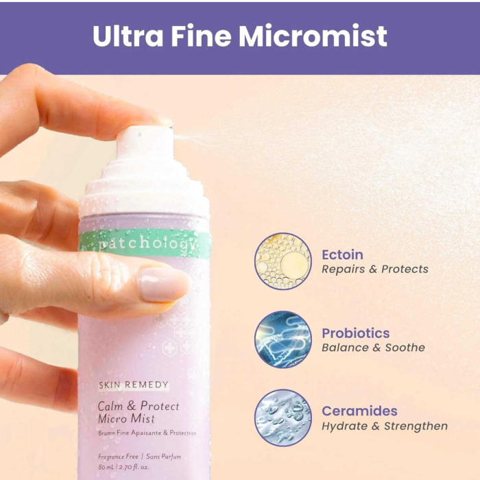 Успокаивающий Тоник для Лица Patchology Skin Remedy Calm & Protect Micro Mist