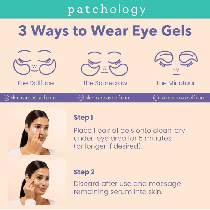 Успокаивающие Патчи Patchology Skin Remedy Soothing Eye Gel