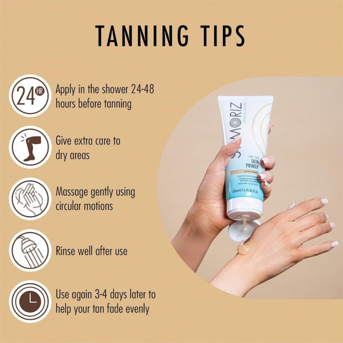 Скраб для Подготовки Тела к Нанесению Автобронзата St. Moriz Professional Pre-Tan Skin Primer Exfoliating