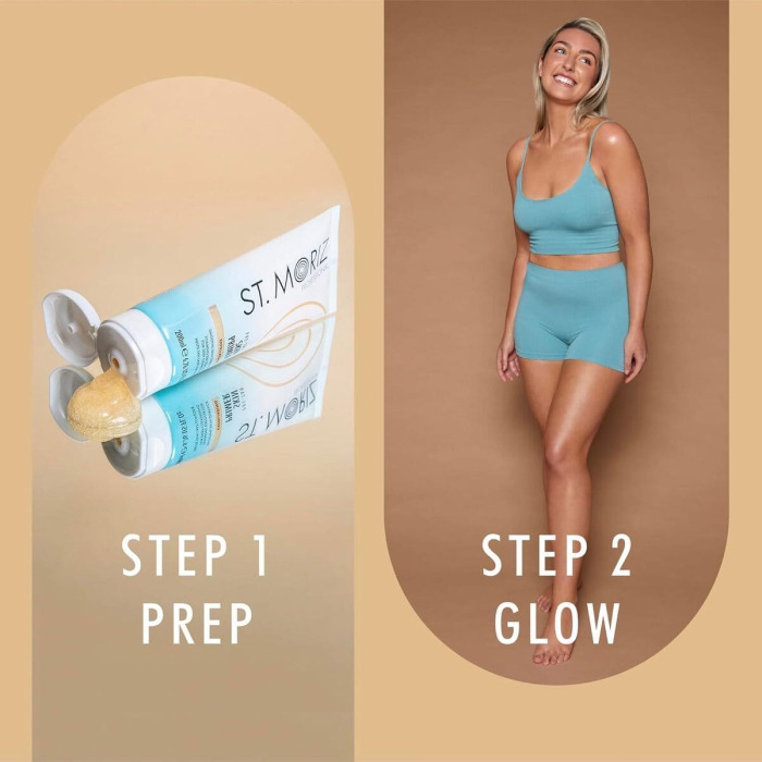 Скраб для Подготовки Тела к Нанесению Автобронзата St. Moriz Professional Pre-Tan Skin Primer Exfoliating