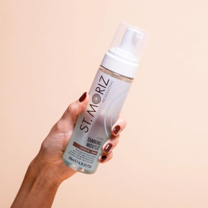 Автобронзат-Мусс Прозрачный St. Moriz Professional Clear Colour Correcting Tanning Mousse Medium-Dark