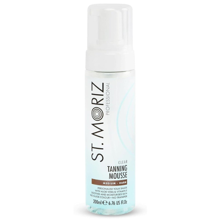 Автобронзат-Мусс Прозрачный St. Moriz Professional Clear Colour Correcting Tanning Mousse Medium-Dark