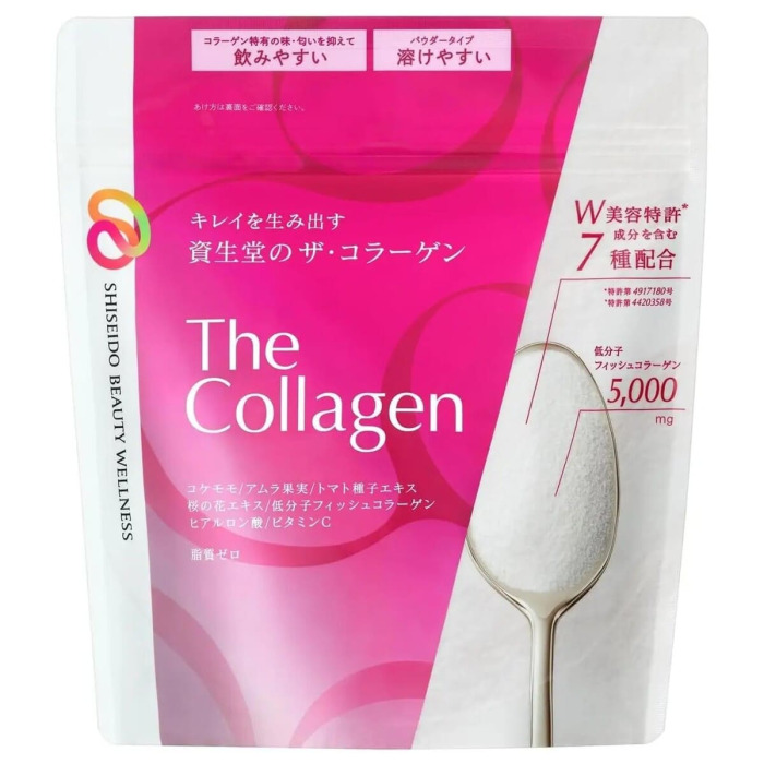 Морской Порошковый Коллаген Shiseido The Collagen Powder W 5000 мг