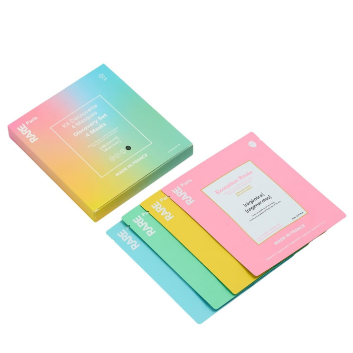 Набор из Четырех Масок для Лица RARE Paris Box of 4 Face Mask