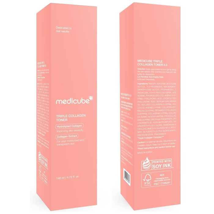 Тонер с Тройным Коллагеном Medicube Triple Collagen Toner 4.0