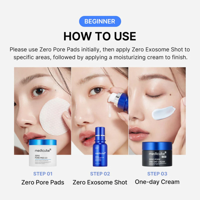 Сыворотка с Экзосомами и Спикулами для Сужения Пор Medicube One Day Exosome Shot Pore Ampoule 2000