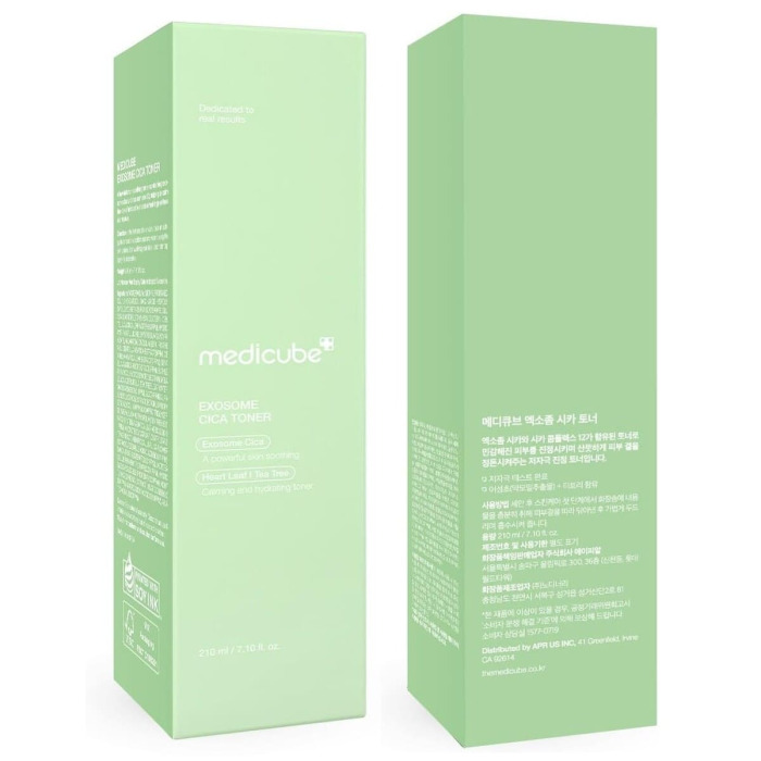 Успокаивающий Тонер с Экзосомами Центеллы и Чайным Деревом Medicube Exosome Cica Toner