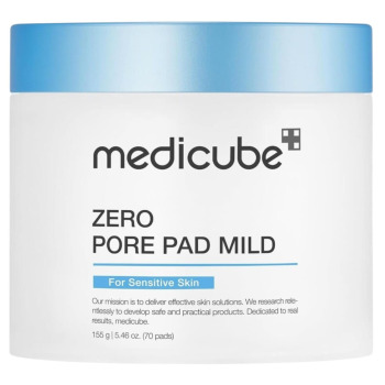 Пілінг-Педи з Глюконолактоном та Мадекасосидом для Чутливої Шкіри Medicube Zero Pore Pad Mild